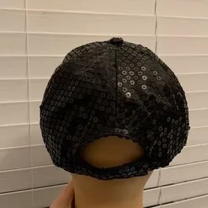 Gazzaz | Accessories | Gazzaz Black Sequin Cap | Poshmark display picture 2